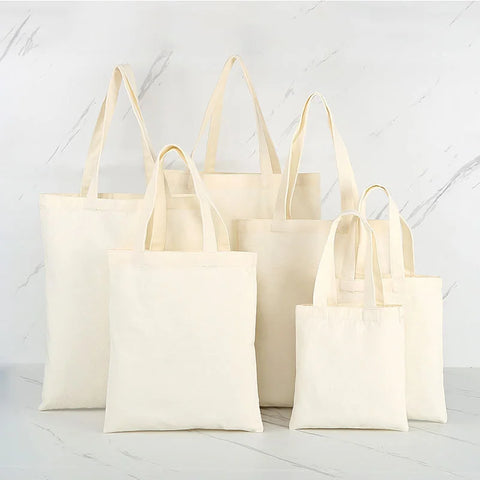 Bolsa de algodón ecológica personalizada – gran capacidad y pintable