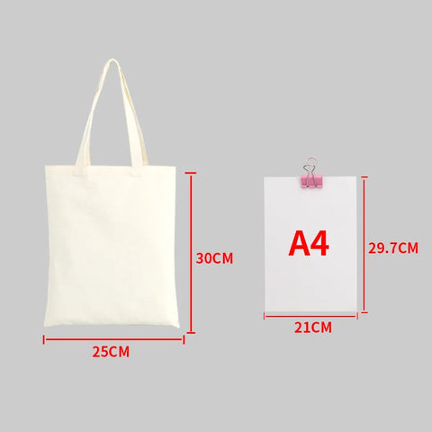 Bolsa de algodón ecológica personalizada – gran capacidad y pintable