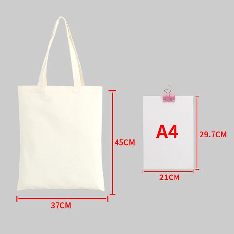 Bolsa de algodón ecológica personalizada – gran capacidad y pintable
