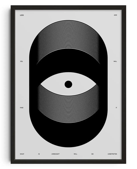 Lienzo retro abstracto estilo mid-century