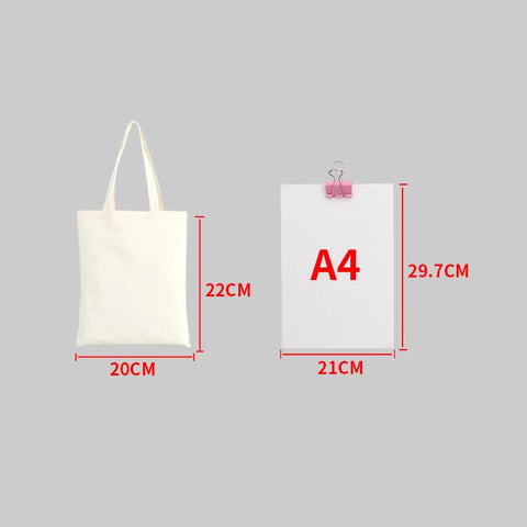 Bolsa de algodón ecológica personalizada – gran capacidad y pintable