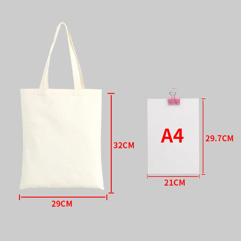 Bolsa de algodón ecológica personalizada – gran capacidad y pintable