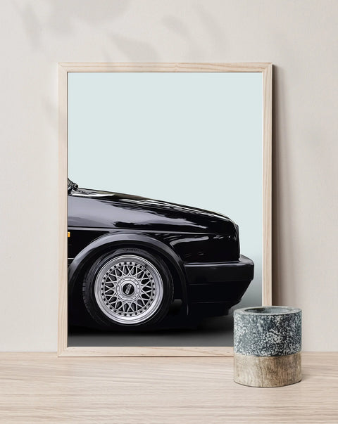 Lienzo HD Coche Vintage Escandinavo Triad – Arte para Hogar
